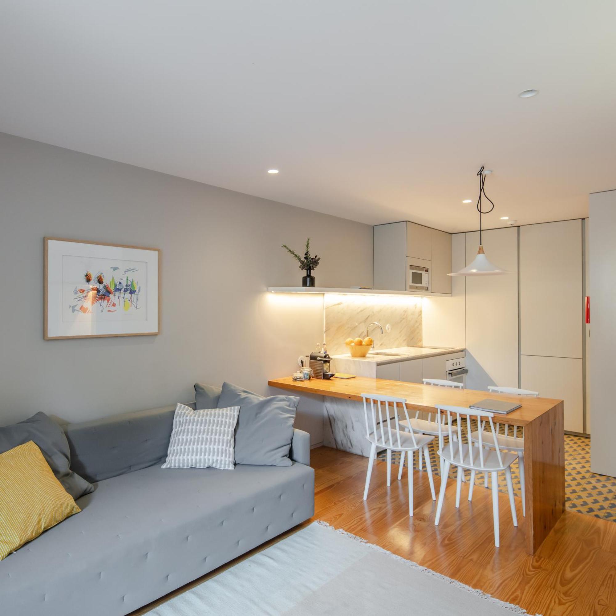 Baumhaus Serviced Living - Art & Design Apartments بورتو الغرفة الصورة
