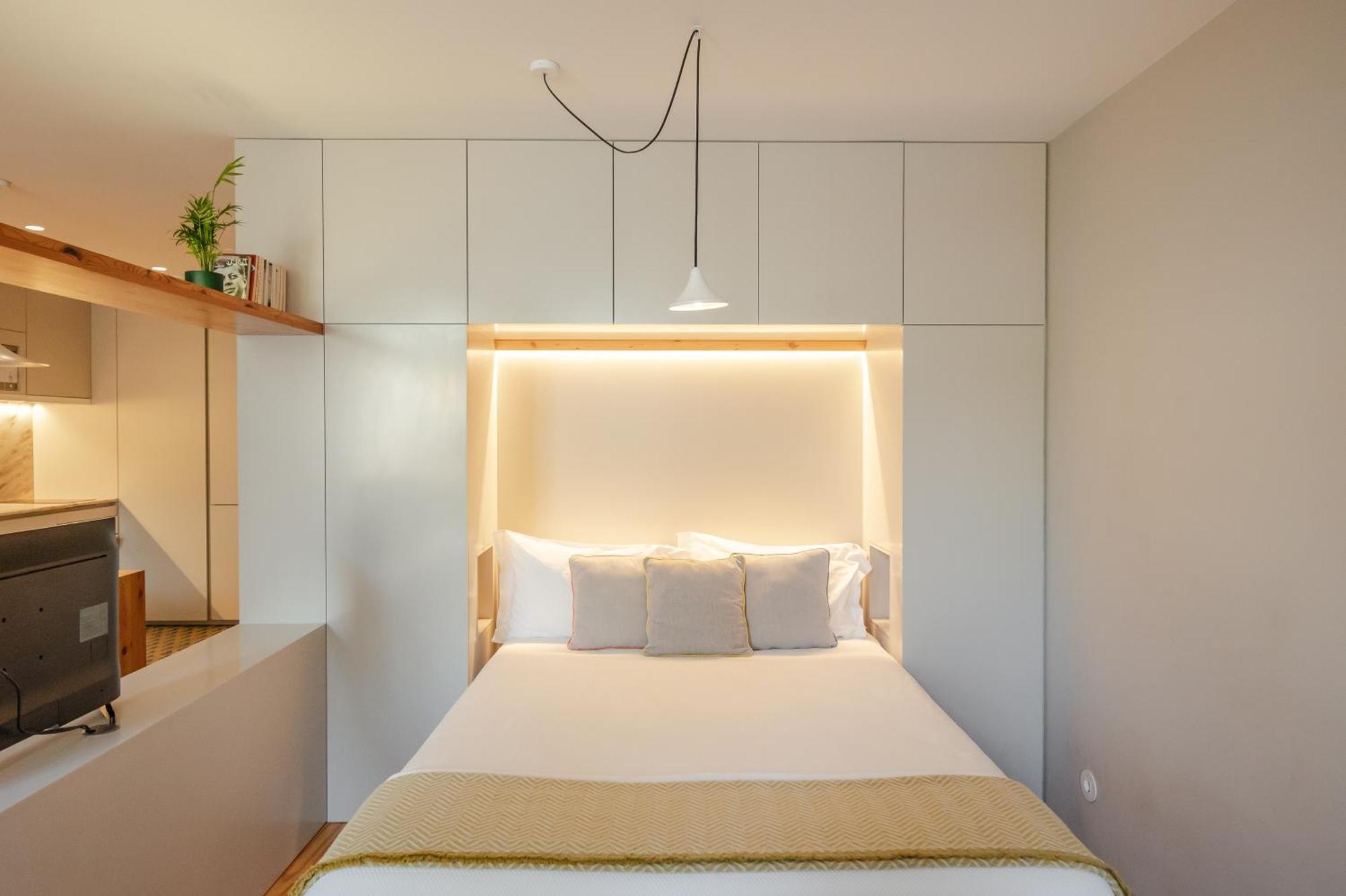 Baumhaus Serviced Living - Art & Design Apartments بورتو الغرفة الصورة