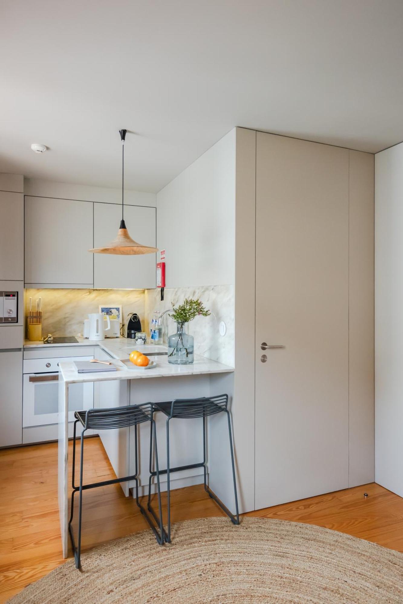 Baumhaus Serviced Living - Art & Design Apartments بورتو الغرفة الصورة